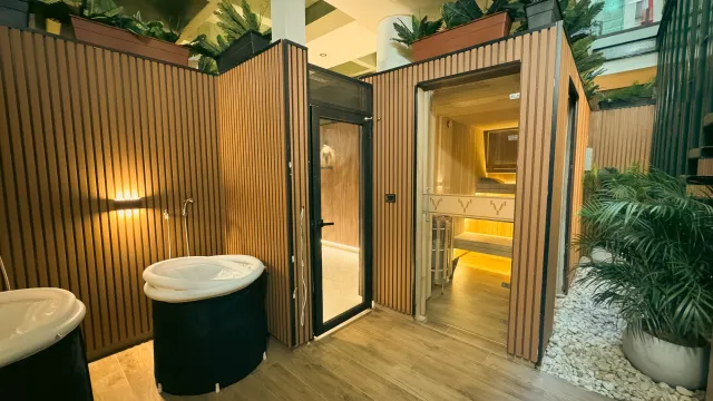 Sauna y Zona de inmersión en hielo