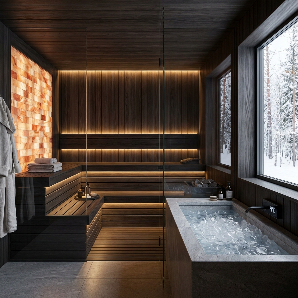 Sauna y Zona de inmersión en hielo